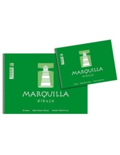 Paq 10 bloc dibujo espiral 95g fº 20h liso marquilla